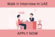 walk in interview in UAE