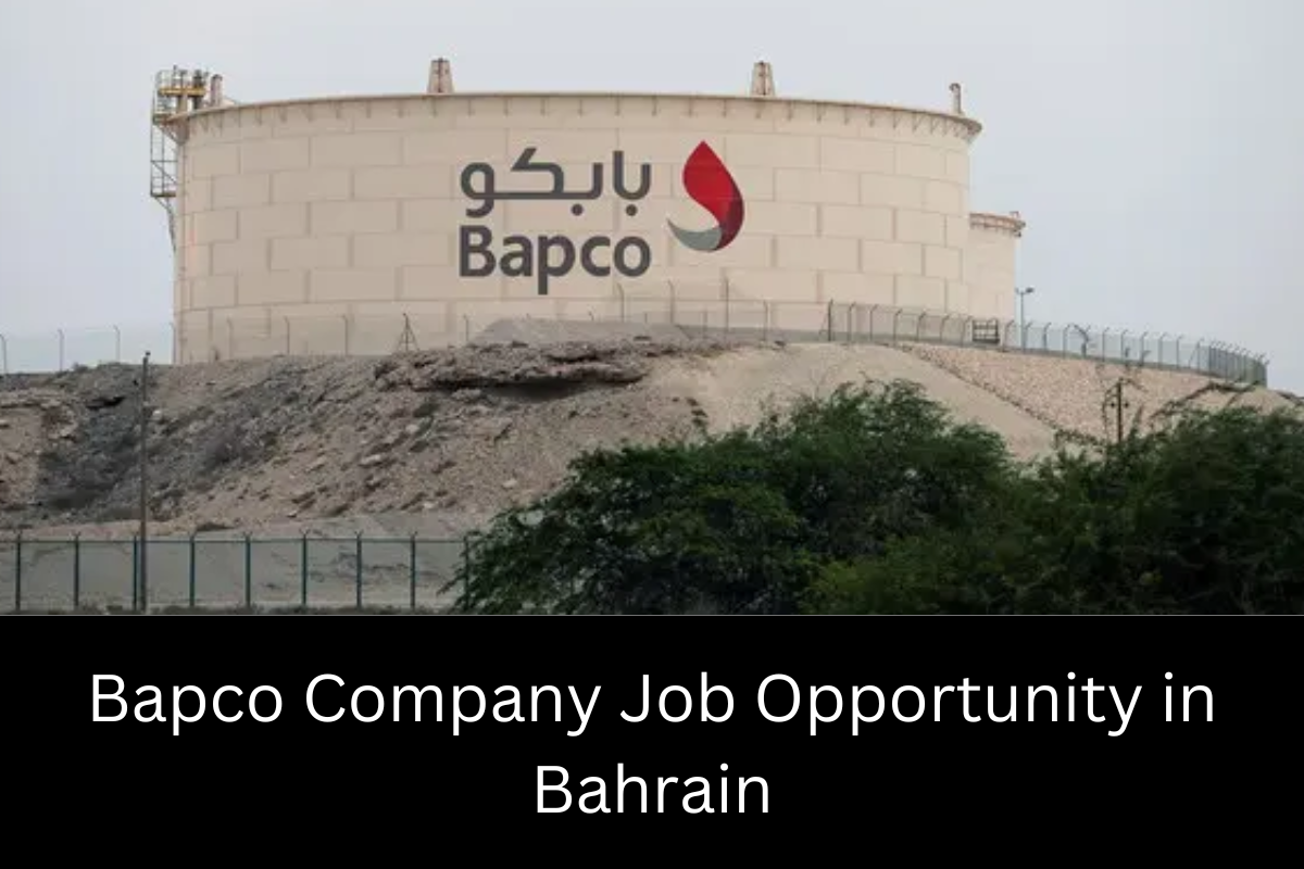 Bapco Company Job Opportunity in Bahrain